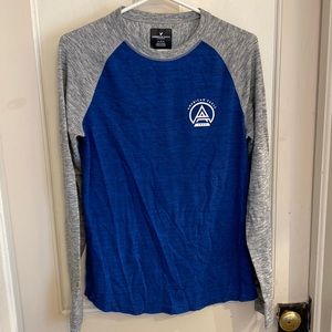 American eagle long sleeve baseball style tee